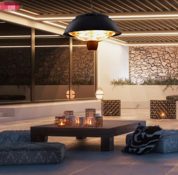 Recessed infrared ceiling heater