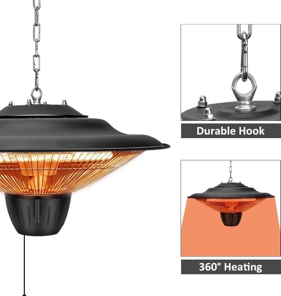 IP65 waterproof outdoor heater